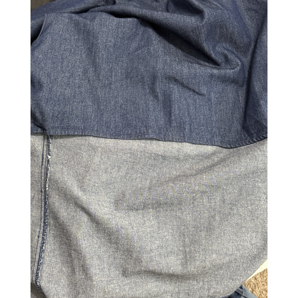 J. Peterman Denim Twill Jacket Cotton Blazer Chore Coat Normcore Preppy, 42 - Picture 10 of 13